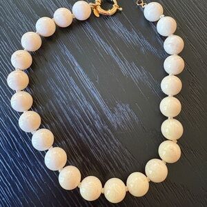 SÉZANE Ecru Resin Necklace (sold out online) / Made in Italy